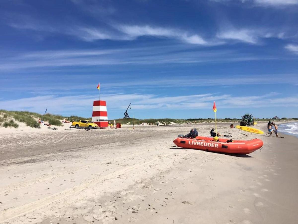 Ferie Lejlighed I Skagen -Huset Med Den Gronne Dor Exterior foto