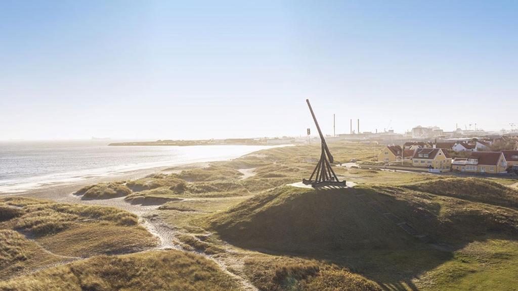 Ferie Lejlighed I Skagen -Huset Med Den Gronne Dor Exterior foto